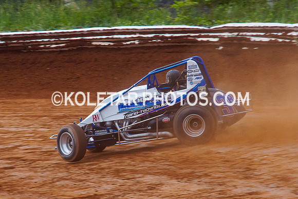SUSQUEHANNA SPEEDWAY YORK HAVEN PA USAC SPRINTS & ARDC MIDGETS 6-8-2014-1361