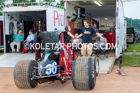 SUSQUEHANNA SPEEDWAY YORK HAVEN PA USAC SPRINTS & ARDC MIDGETS 6-8-2014-7400