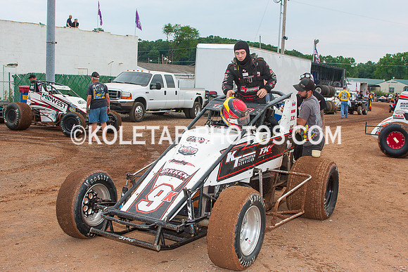 SUSQUEHANNA SPEEDWAY YORK HAVEN PA USAC SPRINTS & ARDC MIDGETS 6-8-2014-7446