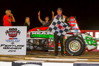 PORT ROYAL  PA USAC SPRINTS & ARDC MIDGETS 6-7-2014-9990-2
