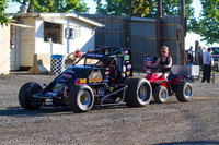 PORT ROYAL  PA USAC SPRINTS & ARDC MIDGETS 6-7-2014-8867