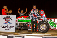 PORT ROYAL  PA USAC SPRINTS & ARDC MIDGETS 6-7-2014-9989-2