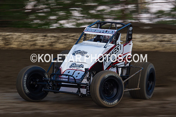 GRANDVIEW PA USAC SPRINTS & ARDC MIDGETS 6-3-2014-4896