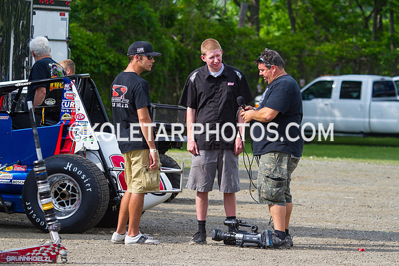 GRANDVIEW PA USAC SPRINTS & ARDC MIDGETS 6-3-2014-4293