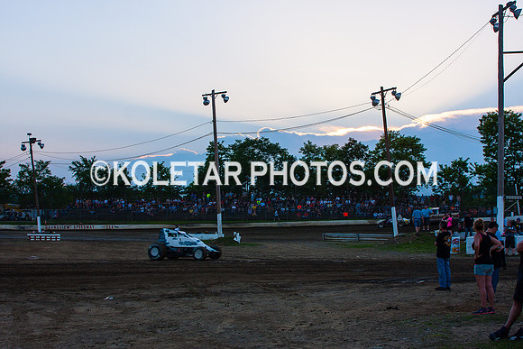 GRANDVIEW PA USAC SPRINTS & ARDC MIDGETS 6-3-2014-6771