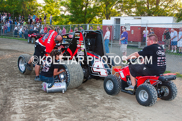 GRANDVIEW PA USAC SPRINTS & ARDC MIDGETS 6-3-2014-6769