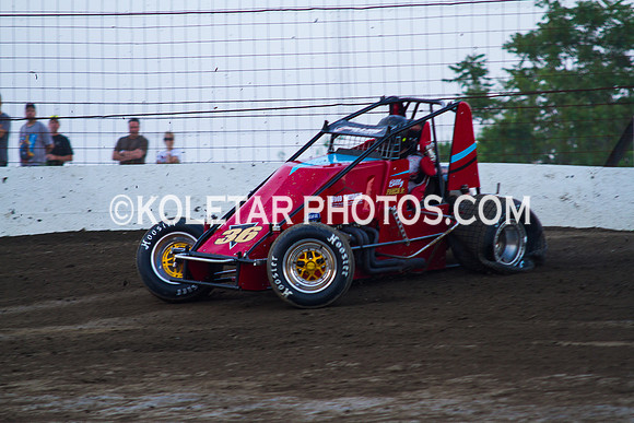 GRANDVIEW PA USAC SPRINTS & ARDC MIDGETS 6-3-2014-4943