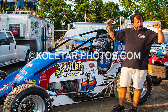 GRANDVIEW PA USAC SPRINTS & ARDC MIDGETS 6-3-2014-6728
