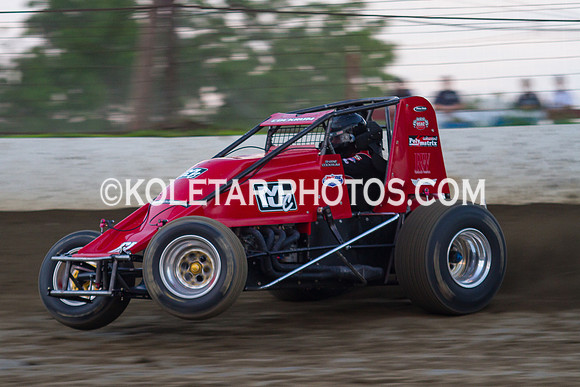 GRANDVIEW PA USAC SPRINTS & ARDC MIDGETS 6-3-2014-5030