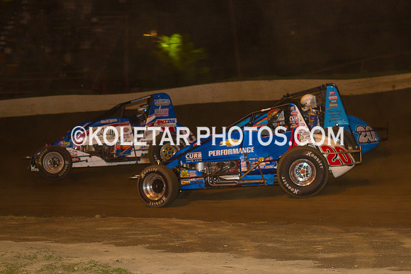 GRANDVIEW PA USAC SPRINTS & ARDC MIDGETS 6-3-2014-5269