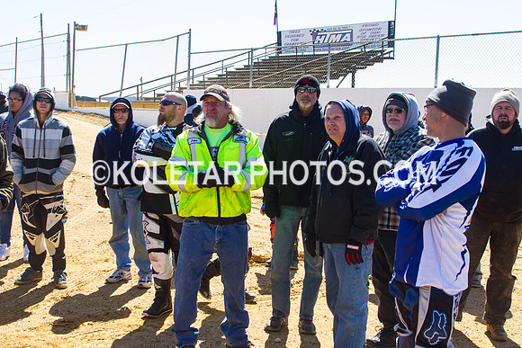TRAILWAYS SPEEDWAY HANOVER PA D-6 AMA FLAT TRACK BIKES 3-29-2015-7917