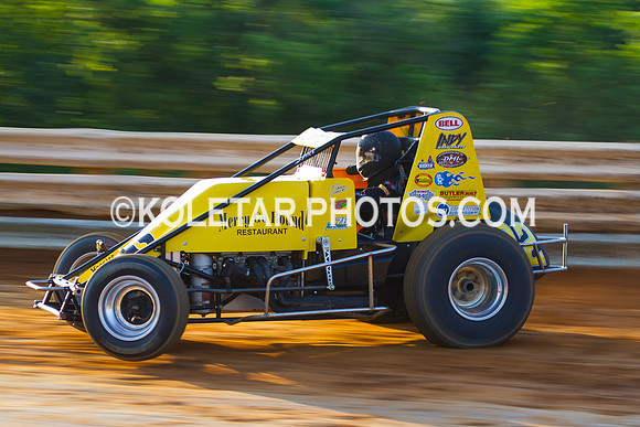 PORT ROYAL PA USAC SPRINTS & ARDC MIDGETS 6-8-2013-6983