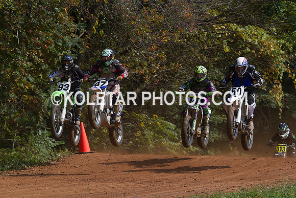 PISTON POPPERS MC PARKSBURG PA D-6 FLAT TRACK BIKES 10-6-2013-8946