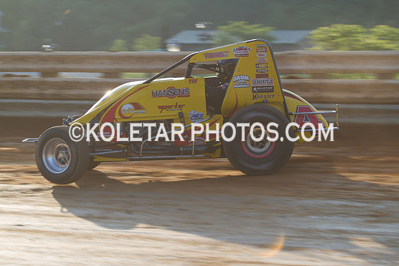 PORT ROYAL PA USAC SPRINTS & ARDC MIDGETS 6-8-2013-6958