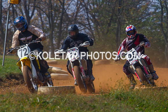 PISTON POPPERS MC PARKSBURG PA D-6 FLAT TRACK BIKES 10-6-2013-8917