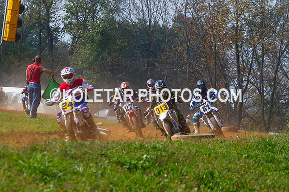 PISTON POPPERS MC PARKSBURG PA D-6 FLAT TRACK BIKES 10-6-2013-8778