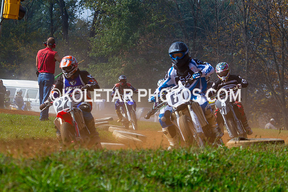 PISTON POPPERS MC PARKSBURG PA D-6 FLAT TRACK BIKES 10-6-2013-8779