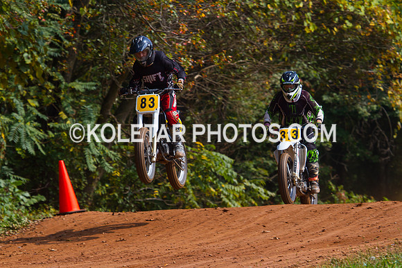 PISTON POPPERS MC PARKSBURG PA D-6 FLAT TRACK BIKES 10-6-2013-8799